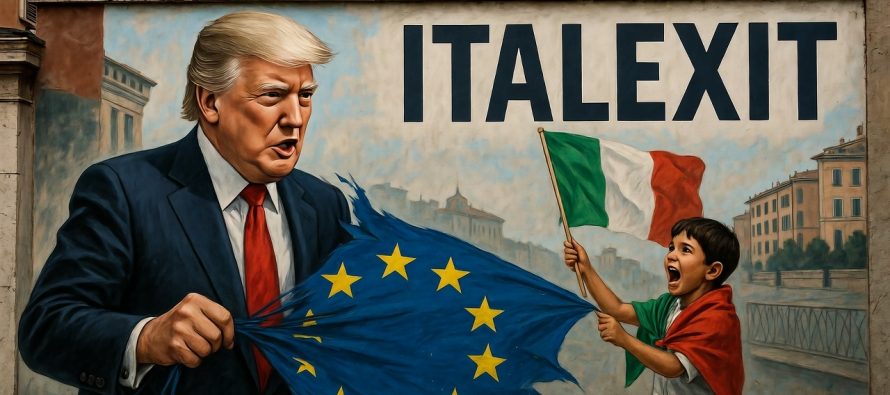 Trump promuove l’Italexit: Italia libera dalla Ue