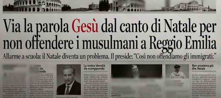 Via la parola Gesù dal canto di Natale per non offendere i musulmani a Reggio Emilia