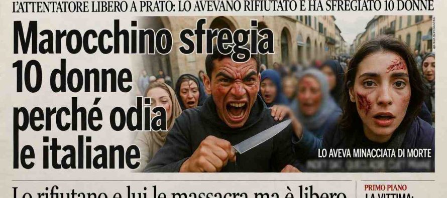 Marocchino sfregia 10 donne perché “odia le italiane”