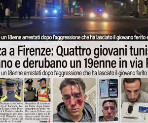 Futuri assessori picchiano e rapinano ragazzo italiano a Firenze