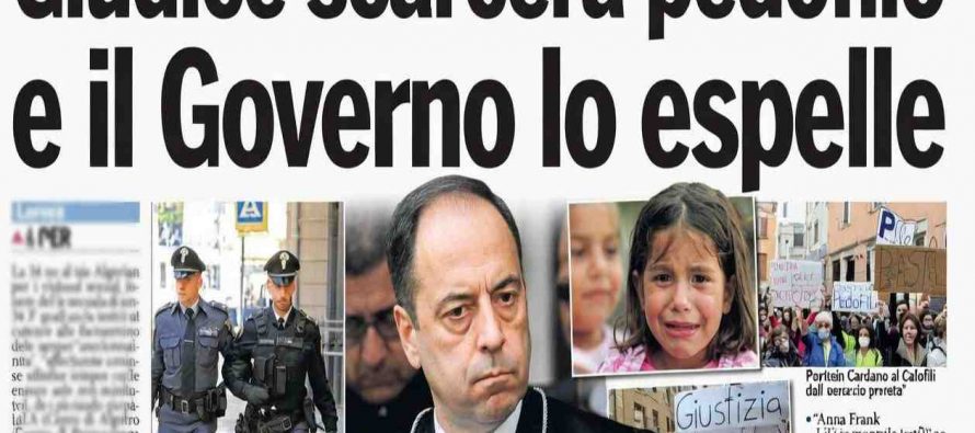 Pedofilo scarcerato dal giudice per “impulso affettuoso”: espulsione immediata