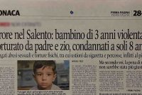 Bimbo di 3 anni violentato e bruciato se si ribellava