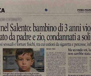 Bimbo di 3 anni violentato e bruciato se si ribellava