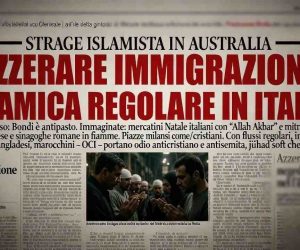 Azzerare Immigrazione Regolare da Paesi Islamici Prima Italia Diventi Mattatoio Jihadista