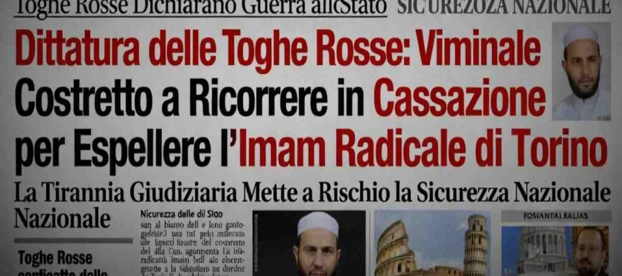 Governo del popolo deve chiedere il permesso alle toghe per espellere l’imam estremista