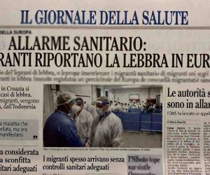 MIGRANTI RIPORTANO LA LEBBRA ALLA FRONTIERA ITALIANA