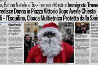 Immigrato travestito da Babbo Natale violenta donna a Roma