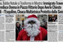 Immigrato travestito da Babbo Natale violenta donna a Roma