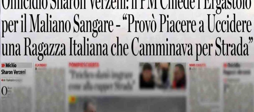 “Africano provò piacere a uccidere italiana”