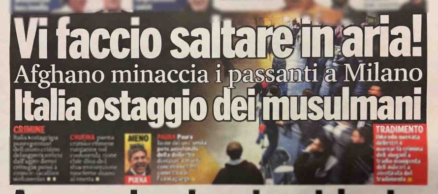 “Vi faccio saltare in aria!”: islamico attacca passanti a Milano