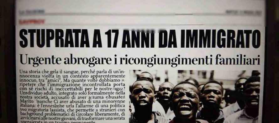 Un’altra 17enne violentata dal solito immigrato