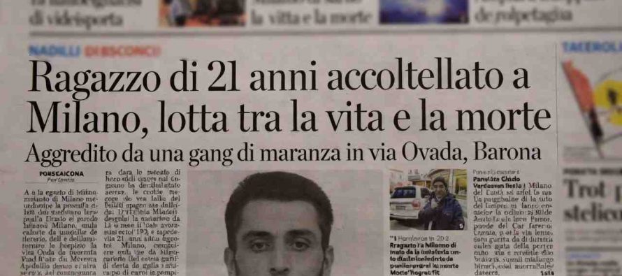 Accoltellato e preso a bastonate dai maranza: giovane in fin di vita a Milano