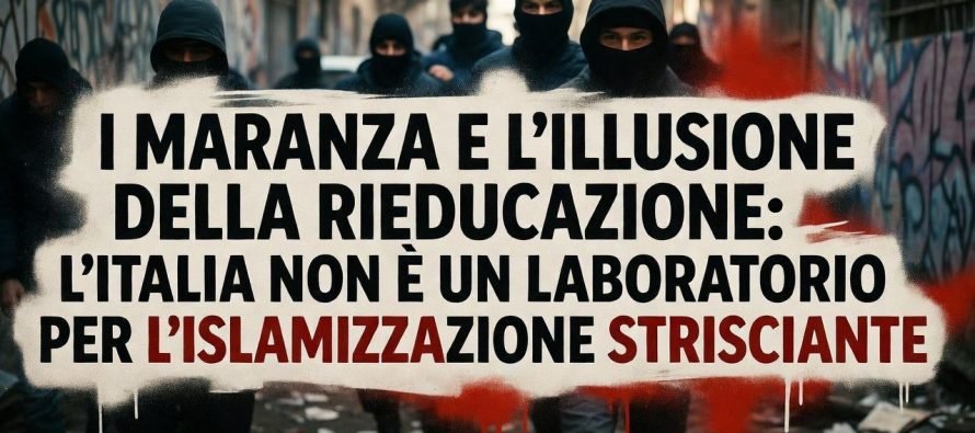 Maranza non vanno rieducati: devono essere REMIGRATI