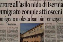 Africano molesta bambini davanti asilo: orrore a Isernia