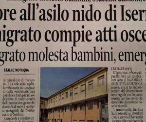 Africano molesta bambini davanti asilo: orrore a Isernia
