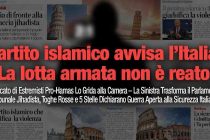 Partito islamico avvisa l’Italia: “La lotta armata non è reato”