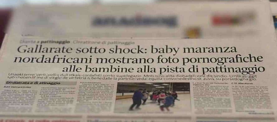 Gallarate sotto shock: baby nordafricani assaltano il Natale, mostrano foto pornografiche alle bambine alla pista di pattinaggio