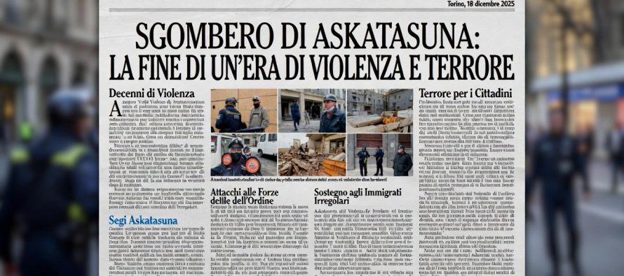 Askatasuna: decenni di violenze, sgomberato appena tocca il giornale della sinistra