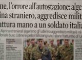Immigrato spezza la mano a militare italiano