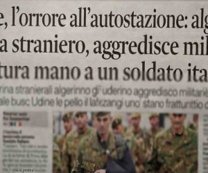Immigrato spezza la mano a militare italiano