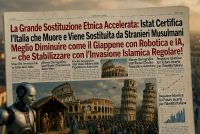 La Grande Sostituzione Etnica: Istat Certifica l’Italia che Muore e Viene Sostituita da Stranieri Musulmani – Meglio Diminuire come il Giappone