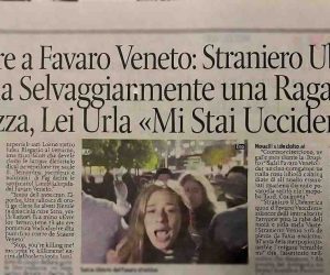 Ragazza massacrata a calci da immigrato per strada: «Piangeva e gli urlava ‘Mi stai uccidendo’»