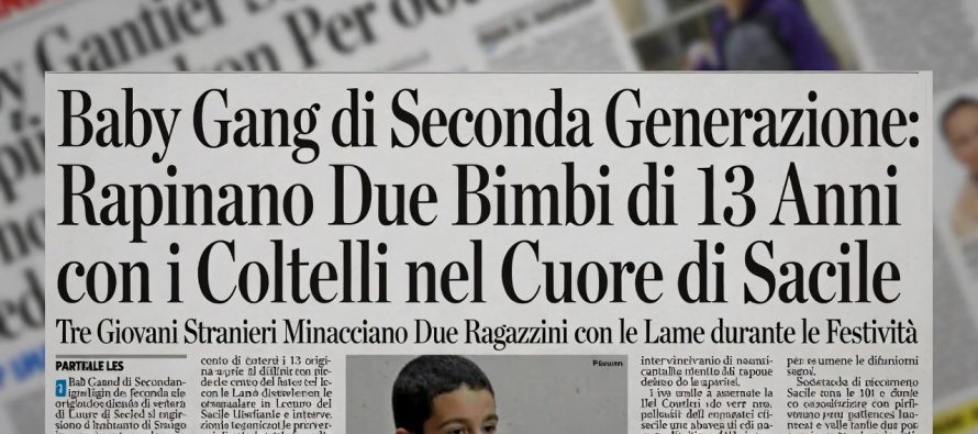 Ancora razzismo contro italiani: circondati da maranza armati di coltelli