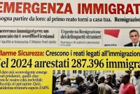 Nel 2024 arrestati 287.396 immigrati: devono essere rimpatriati