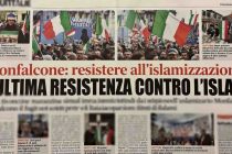 La marcia degli ottomila patrioti contro l’Islam a Monfalcone