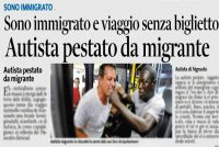 Autista pestato: “Sono migrante e viaggio senza biglietto”