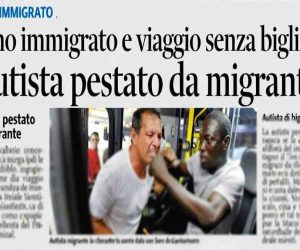 Autista pestato: “Sono migrante e viaggio senza biglietto”