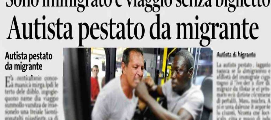 Autista pestato: “Sono migrante e viaggio senza biglietto”