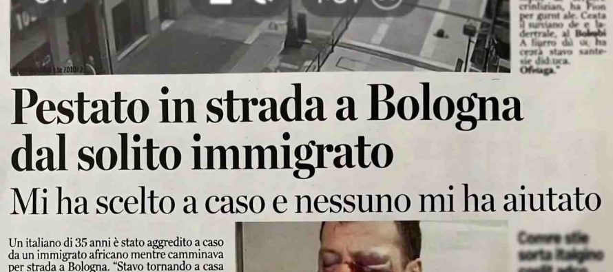 Nordafricano Aggredisce a Calci e Pugni un 64enne Italiano: bolognesi guardano