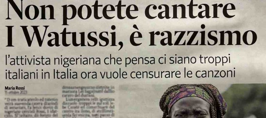 L’attivista nigeriana: dall’Italia troppo italiana alla censura de I Watussi