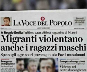 Violentano anche i ragazzi maschi: ormai sono fuori controllo