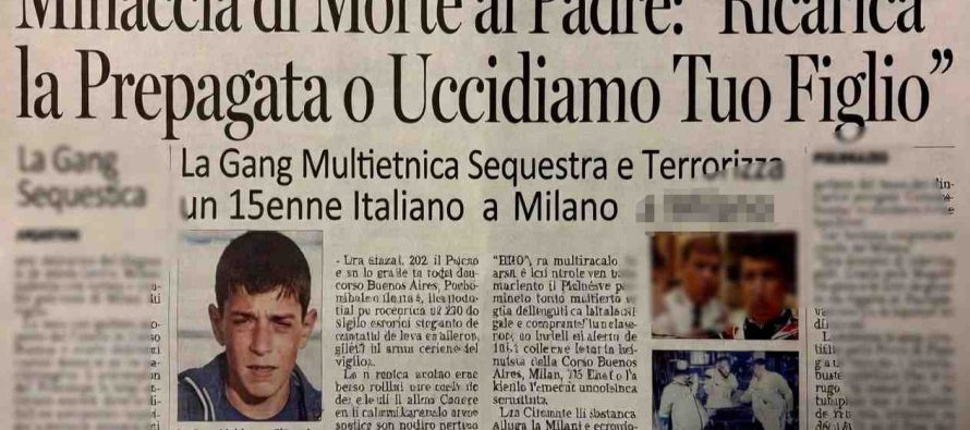 Maranza a Milano: “Ricarica la Prepagata o Uccidiamo Tuo Figlio”