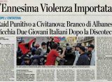 Raid punitivo: due italiani aggrediti a calci e pugni da branco immigrati