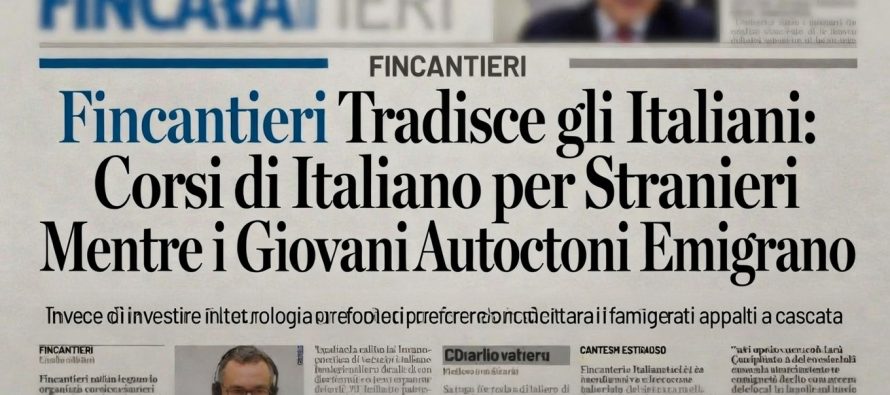 Fincantieri riempie l’Italia di moschee made in Bangladesh: non c’è nulla di italiano