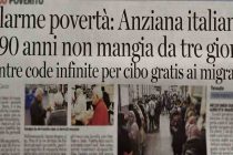 Immigrati in fila per il cibo gratis: 90enne italiana non mangia da tre giorni