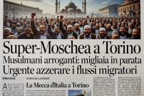 “Super-Moschea” a Torino Finanziata dal Marocco: Minareto di 20 Metri e Caserma per i Giovani Gusulmani