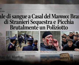Natale di sangue a Roma: branco immigrati sequestra e picchia poliziotto