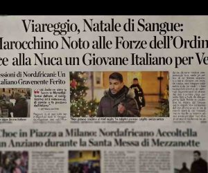 Nordafricano gli spacca la testa perché difende due donne che lui voleva stuprare