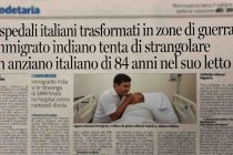 Immigrato non vuole compagno di stanza italiano e strangola 84enne in ospedale