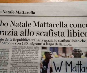 Il regalo di Natale di Mattarella allo scafista: graziato dal presidente