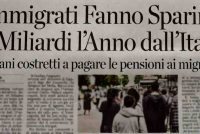 Immigrati fanno sparire 9 miliardi l’anno dall’Italia