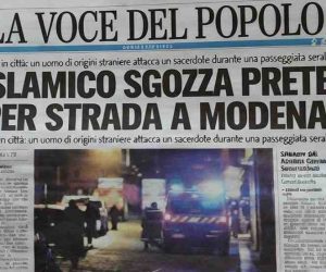 Islamico nordafricano sgozza prete per strada a Modena