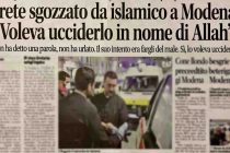 Prete sgozzato da islamico a Modena:  ‘Voleva ucciderlo in nome di Allah’