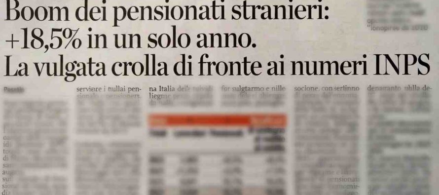 Emergenza INPS: boom di pensionati stranieri, paghiamo noi le loro pensioni!