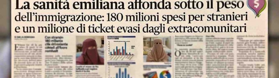 Emilia Romagna: 180 milioni spesi per curare gli extracomunitari