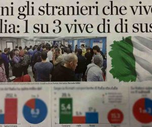 Milioni gli stranieri che vivono in Italia: 1 su 3 vive di sussidi